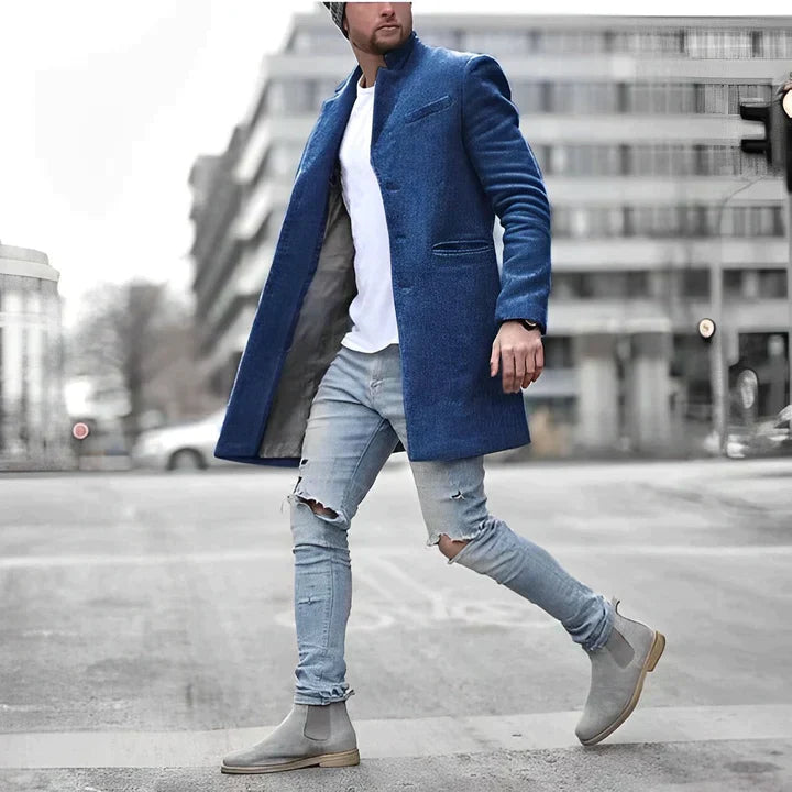 Drune | Stilvoller Langer Wintermantel Für Männer