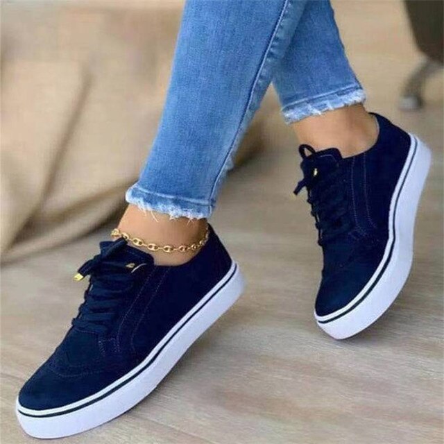 Damen Ergonomische Schmerzlindernde Freizeitschuhe aus Luxuriösem Wildleder