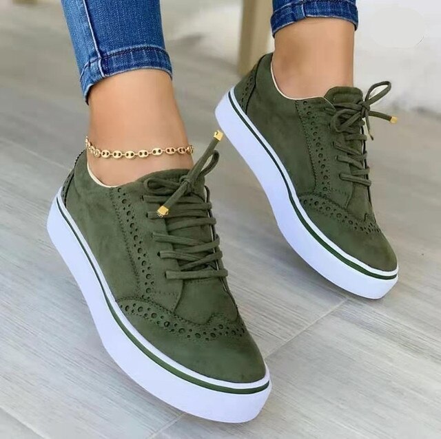 Damen Ergonomische Schmerzlindernde Freizeitschuhe aus Luxuriösem Wildleder
