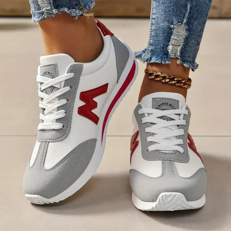 Drune | Lace Up Lage Top Damessneakers Wandelschoenen