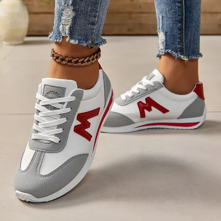 Drune | Lace Up Lage Top Damessneakers Wandelschoenen