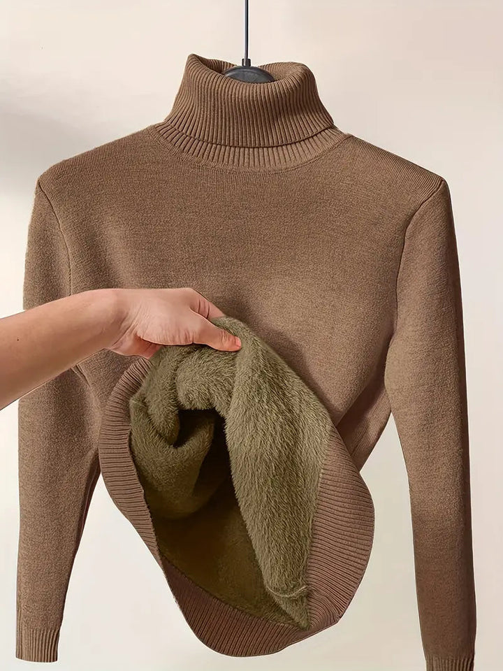 Drune | Damen- & Herren-Rollkragenpullover - Gerader Schnitt Winterkomfort