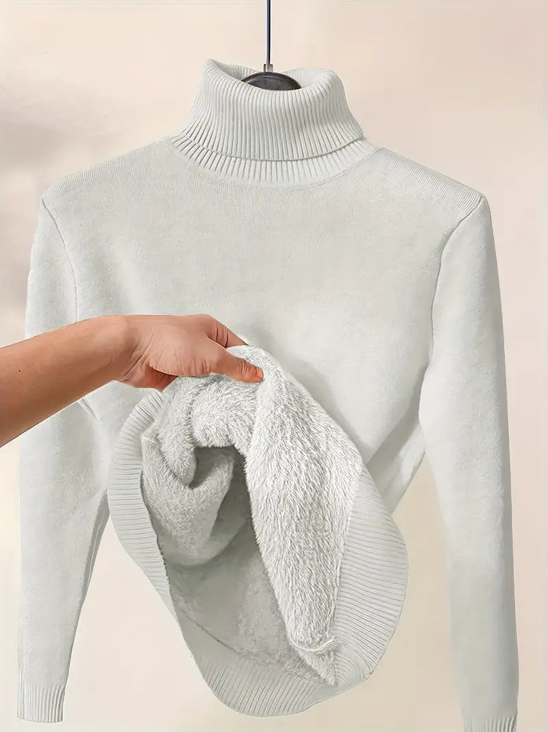 Drune | Damen- & Herren-Rollkragenpullover - Gerader Schnitt Winterkomfort