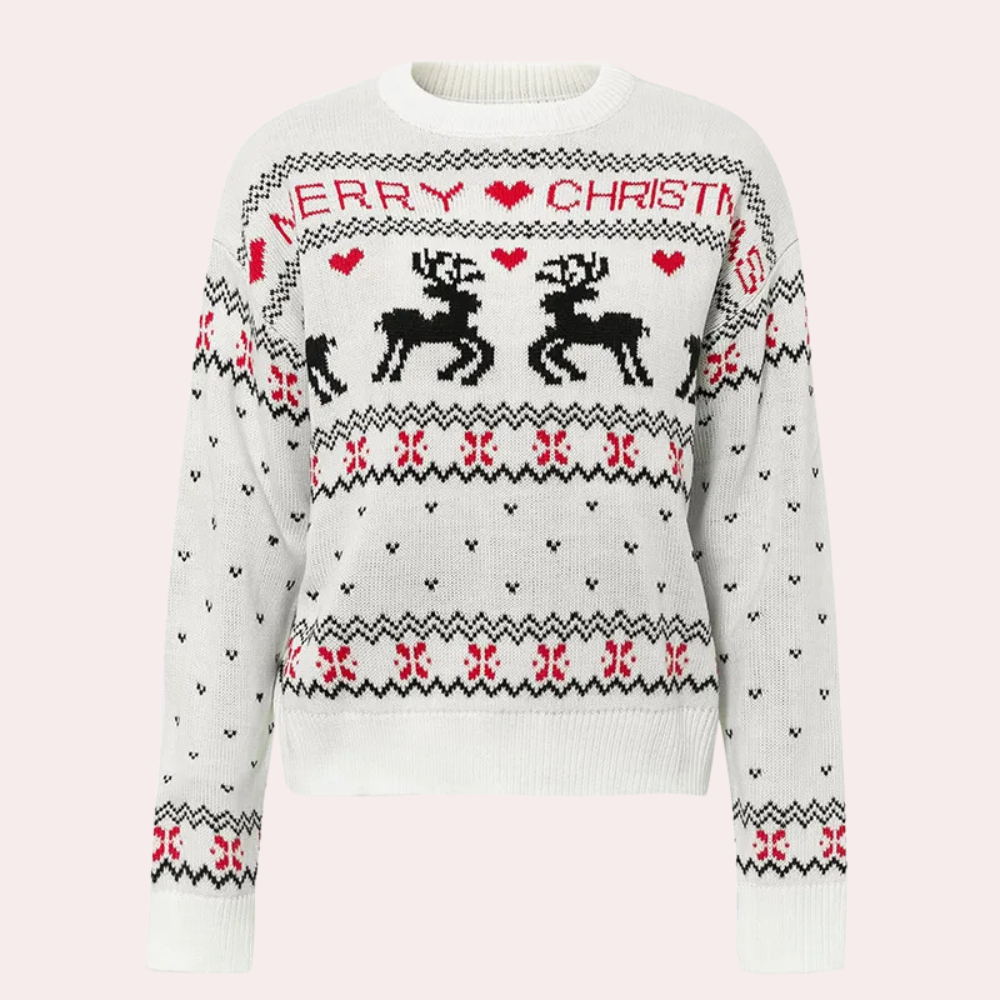 Drune | Stylischer Weihnachtspulli für Damen