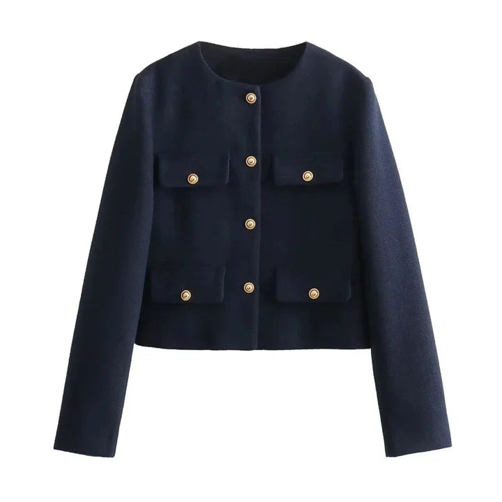 Drune | Jacke Kurz Einreiher Blazer Jacke Damen Jacke
