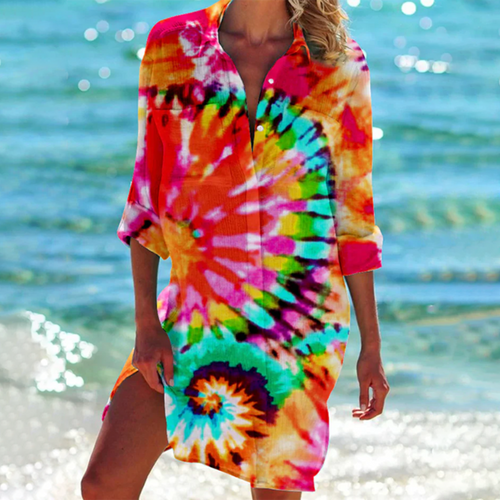Drune | Boho Sommer Kurz Kleid Perfekt für Den Alltag Mamiz