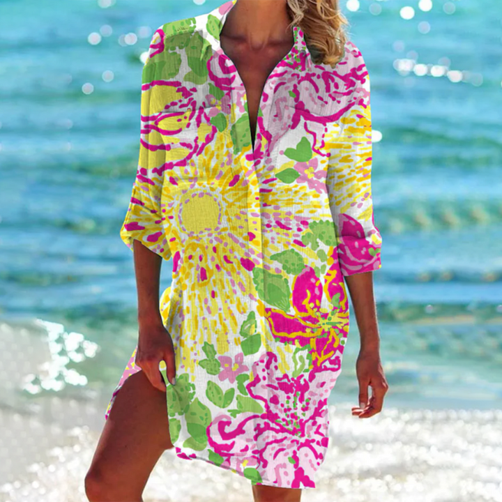 Drune | Boho Sommer Kurz Kleid Perfekt für Den Alltag Mamiz