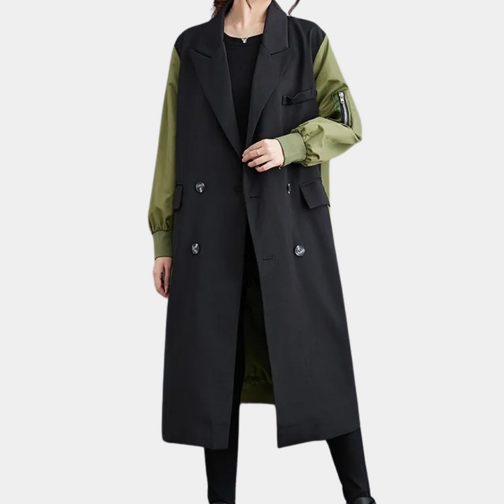 Drune | Luxuriöser Herbst-Trenchcoat für Damen