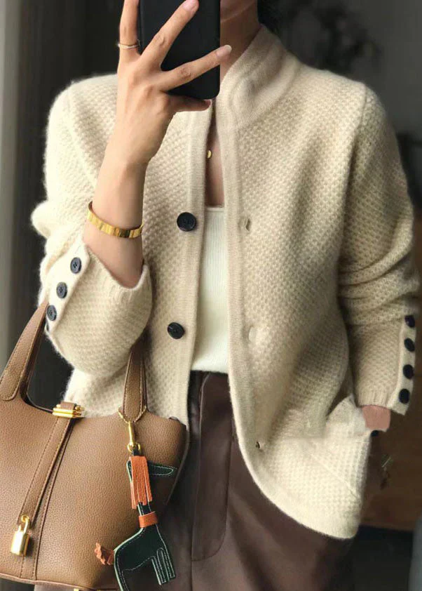 Drune | Cardigan - Bequemer Strick-Button-Up-Cardigan