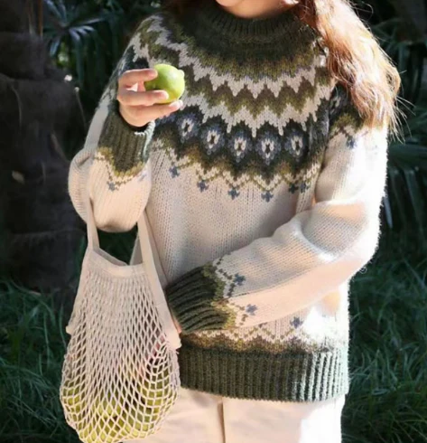 Drune | Pullover - Gemütlicher nordischer Strickpullover