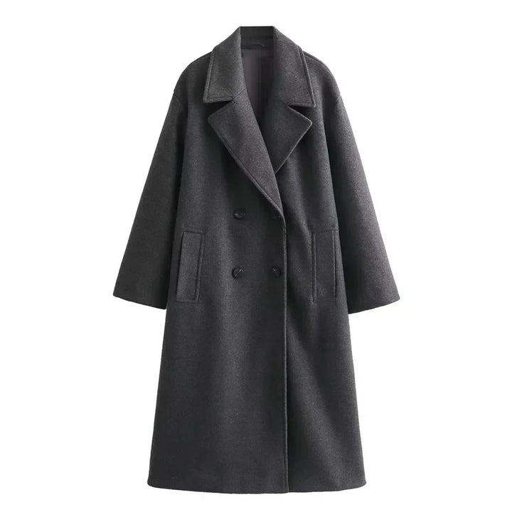 Drune | Lange Jacke für Damen Elegantes Design Warme Winterjacke