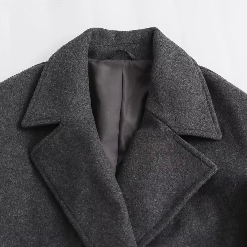 Drune | Lange Jacke für Damen Elegantes Design Warme Winterjacke