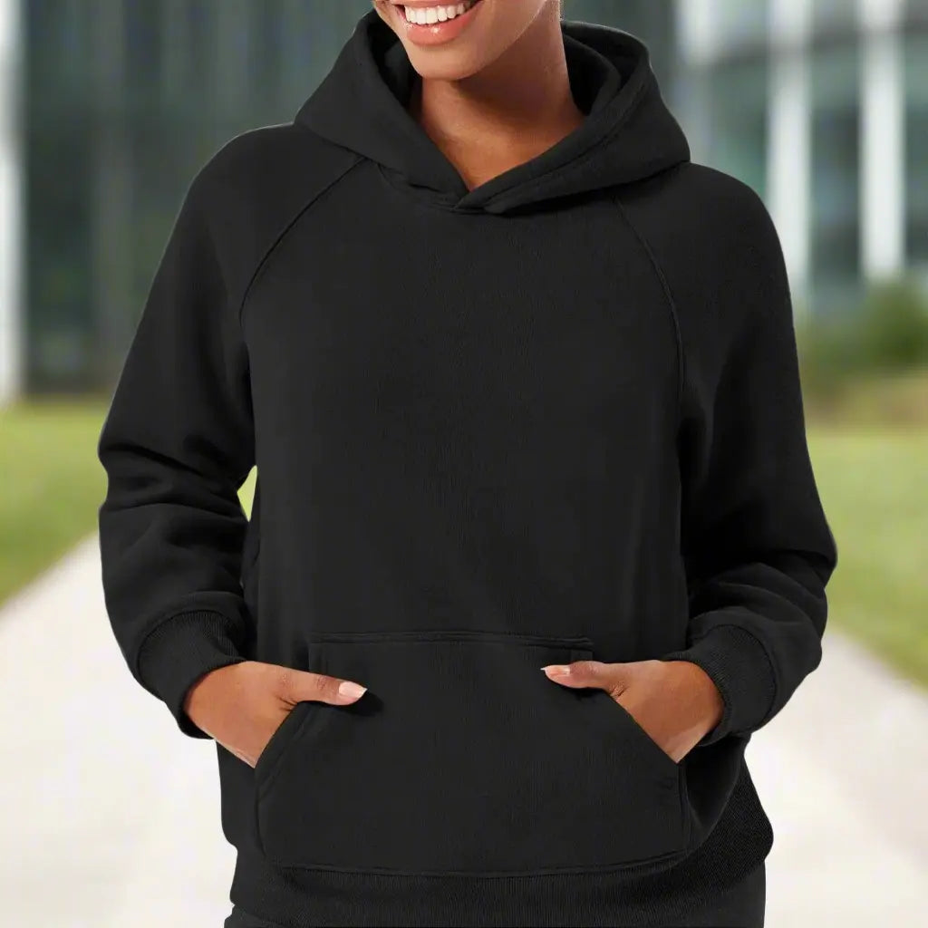 Drune | Hoodie mit Raglanärmeln und Kängurutasche