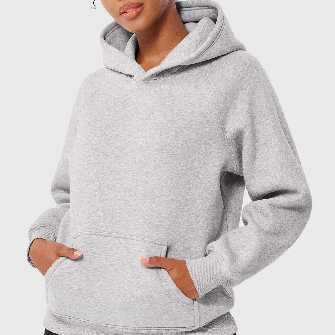 Drune | Damen Hoodie mit Raglanärmeln und Kängurutasche