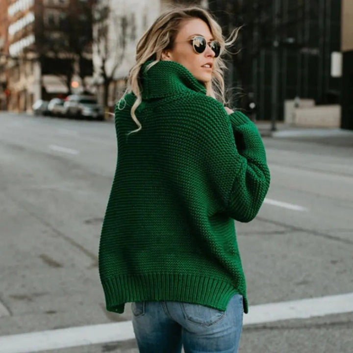 Drune | Übergroßer Rollkragenpullover Damen aus Premium Strick