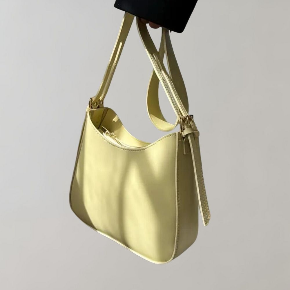 Drune | Reißverschluss Klein Schultertasche Kunstledertasche