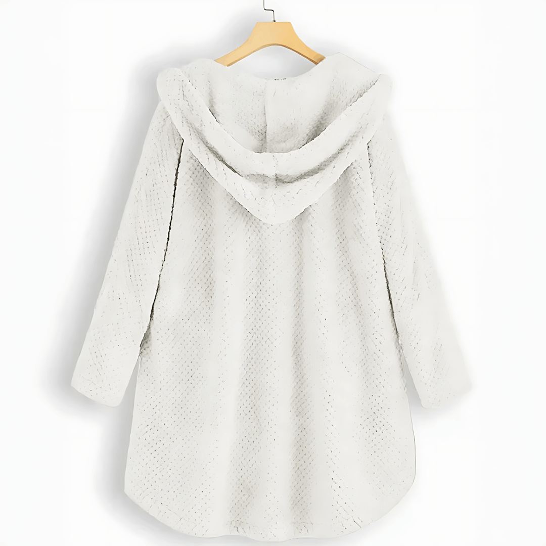 Drune | Wärmende Strickjacke mit weichem Futter und Kapuze für Damen