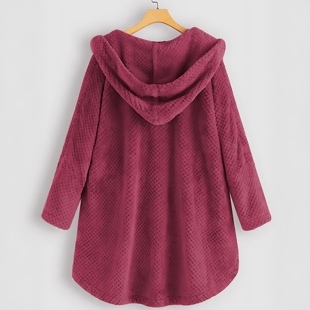 Drune | Wärmende Strickjacke mit weichem Futter und Kapuze für Damen
