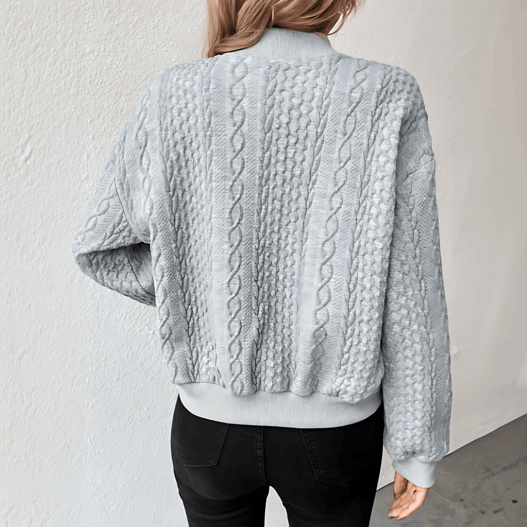 Drune | Strickjacke Im Bomberjackenstil mit Knöpfen
