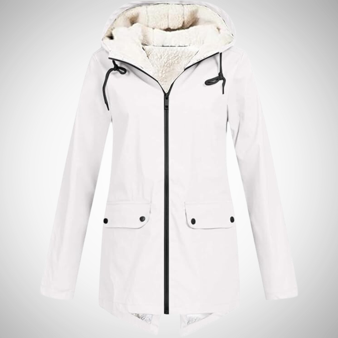 Drune | Fleece Gefütterter Regenmantel Für Frauen