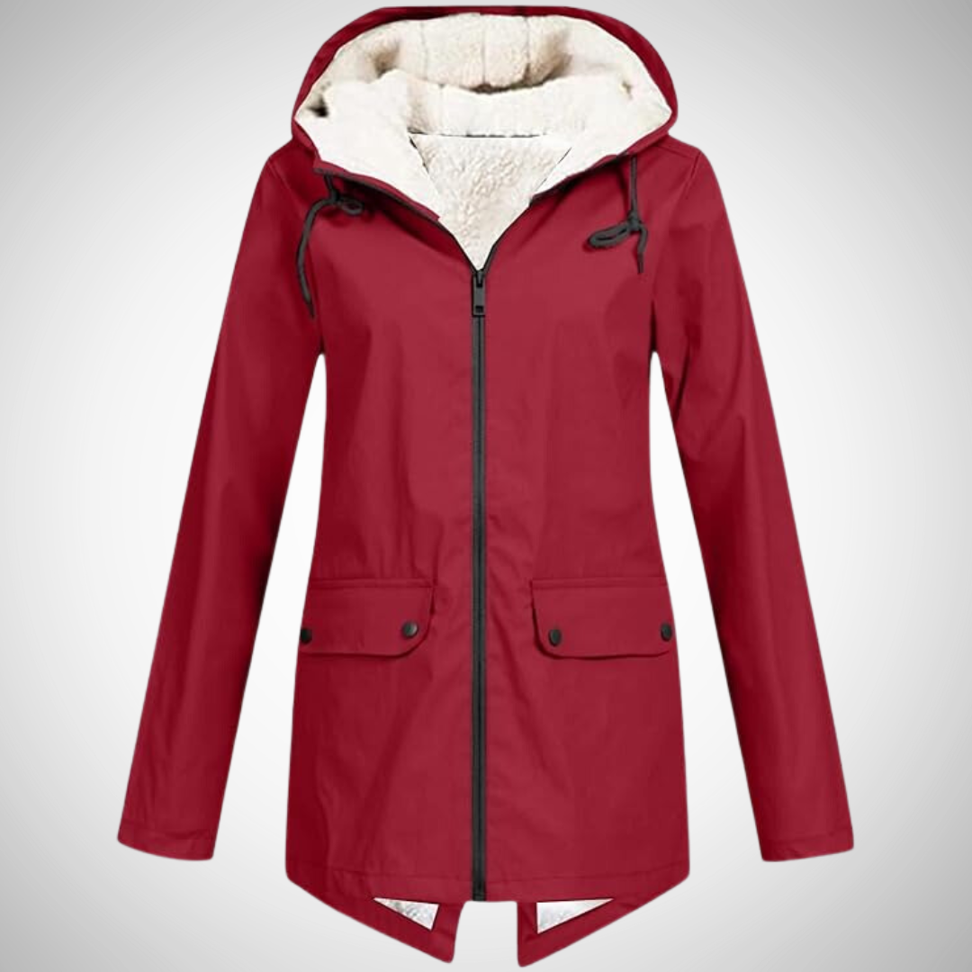 Drune | Fleece Gefütterter Regenmantel Für Frauen