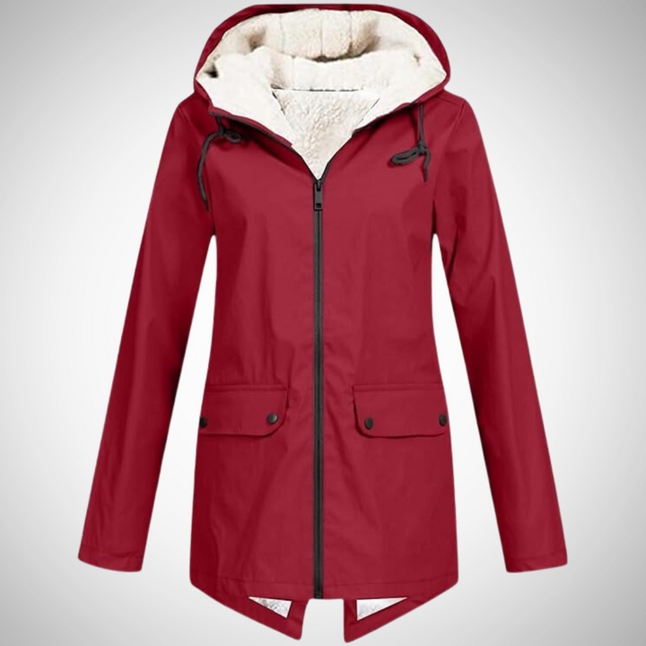 Drune | Fleece Gefütterter Regenmantel Für Frauen