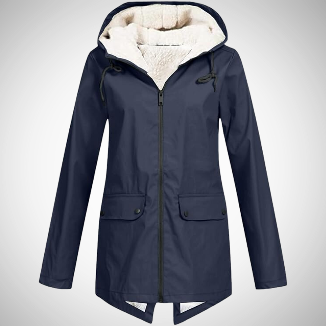 Drune | Fleece Gefütterter Regenmantel Für Frauen