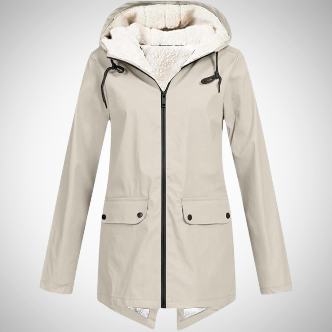 Drune | Fleece Gefütterter Regenmantel Für Frauen