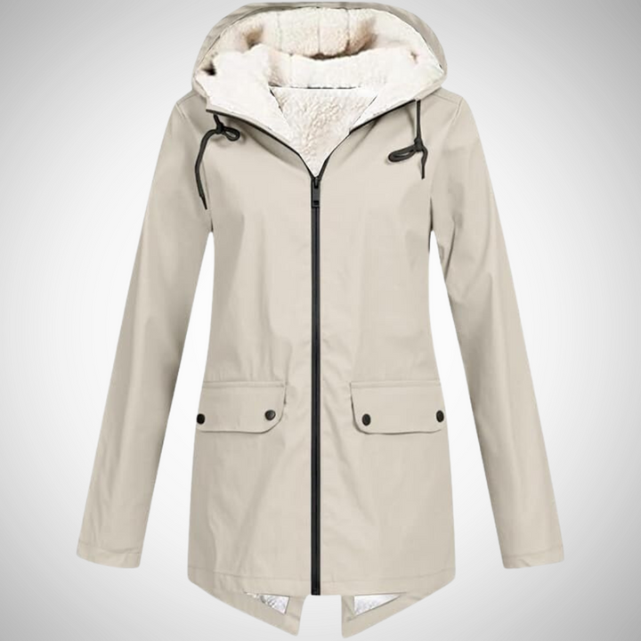 Drune | Fleece Gefütterter Regenmantel Für Frauen