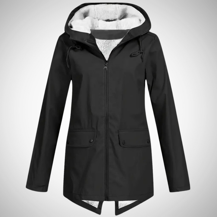 Drune | Fleece Gefütterter Regenmantel Für Frauen