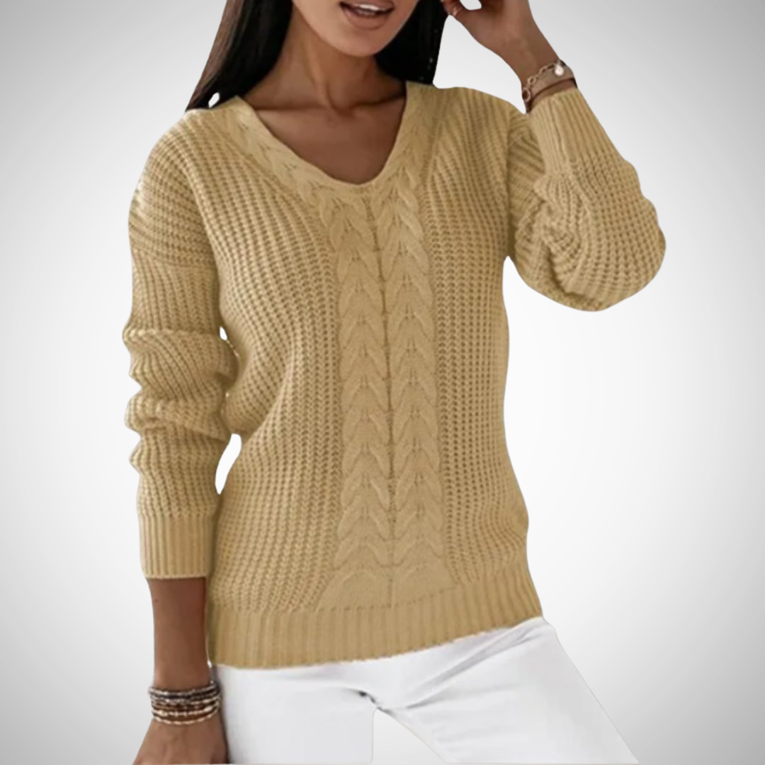 Drune | V-Ausschnitt Pullover im Modernen Stil