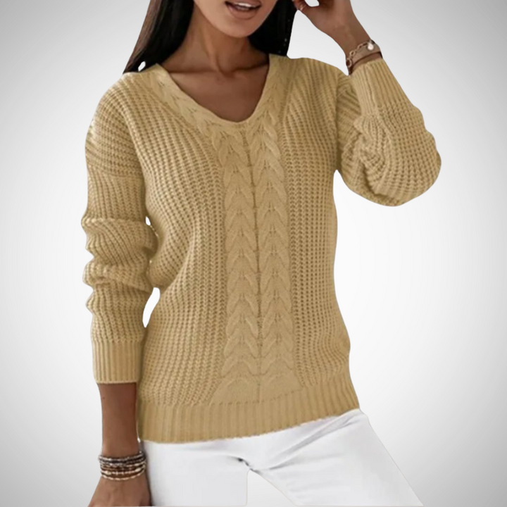 Drune | V-Ausschnitt Pullover im Modernen Stil