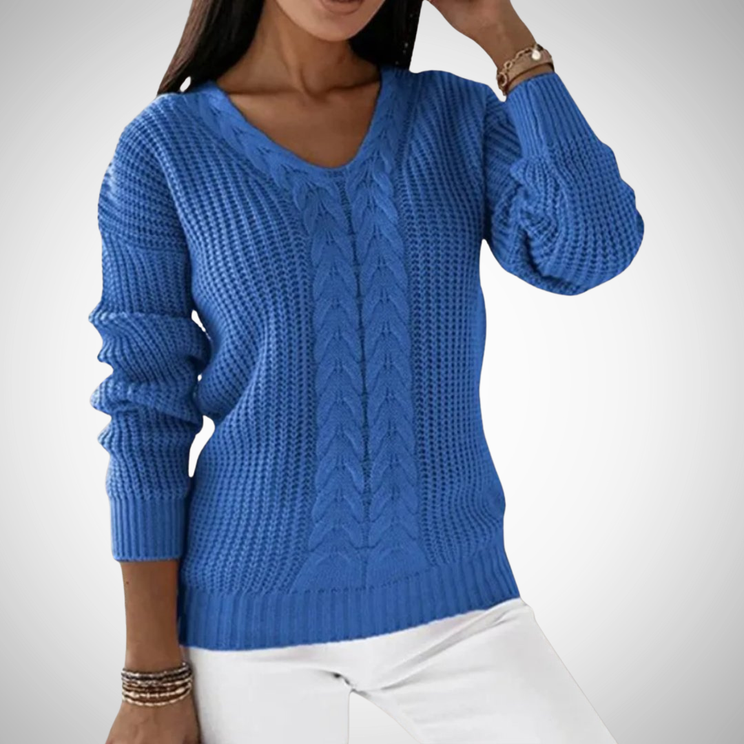 Drune | V-Ausschnitt Pullover im Modernen Stil