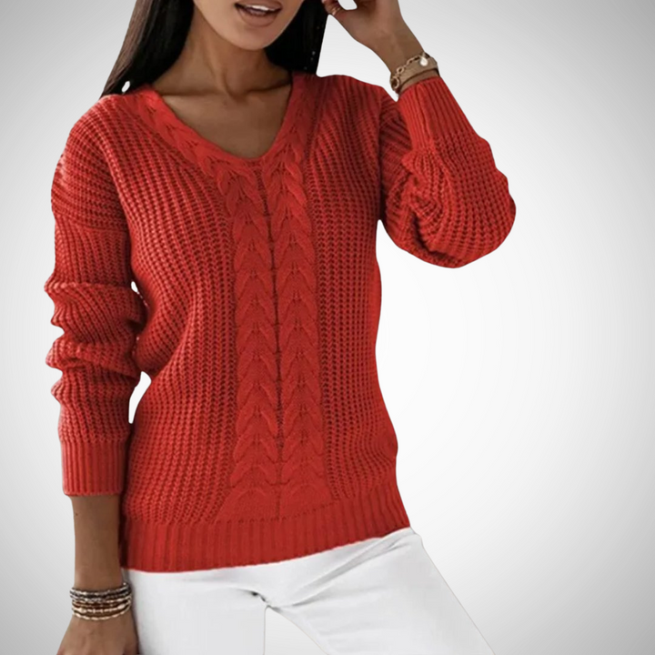 Drune | V-Ausschnitt Pullover im Modernen Stil
