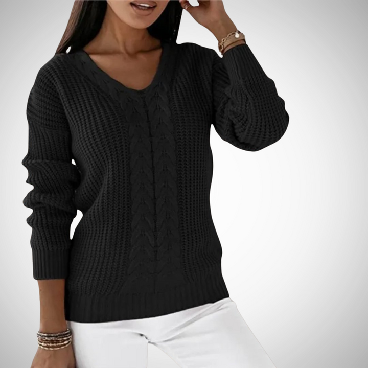 Drune | V-Ausschnitt Pullover im Modernen Stil