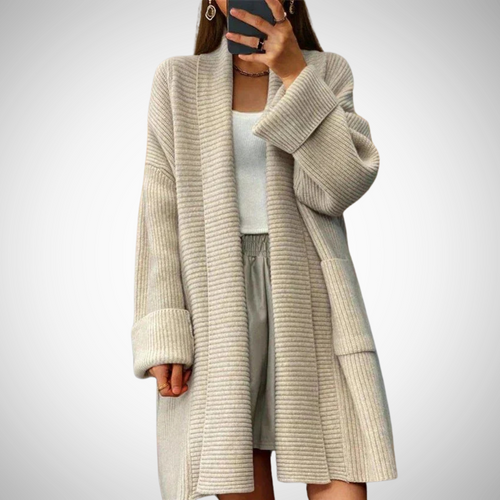 Drune | Rippstrick Strickjacke