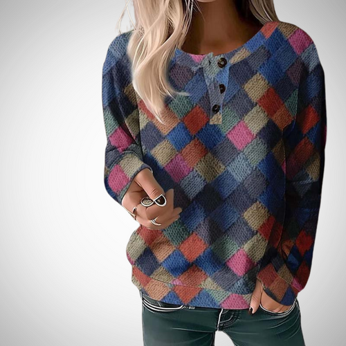 Drune | Knopf Akzent Pullover