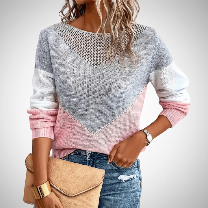 Drune | Bequemer Strickpullover mit Langen Ärmeln