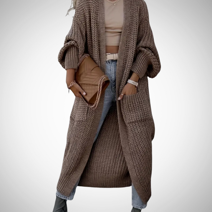 Drune | Lange Gemütliche Strickjacke