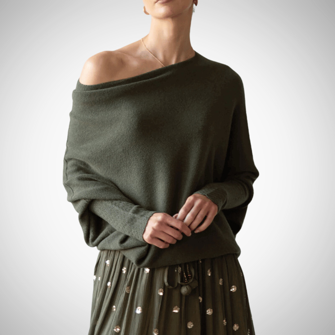 Drune | Asymmetrischer Schulterpullover