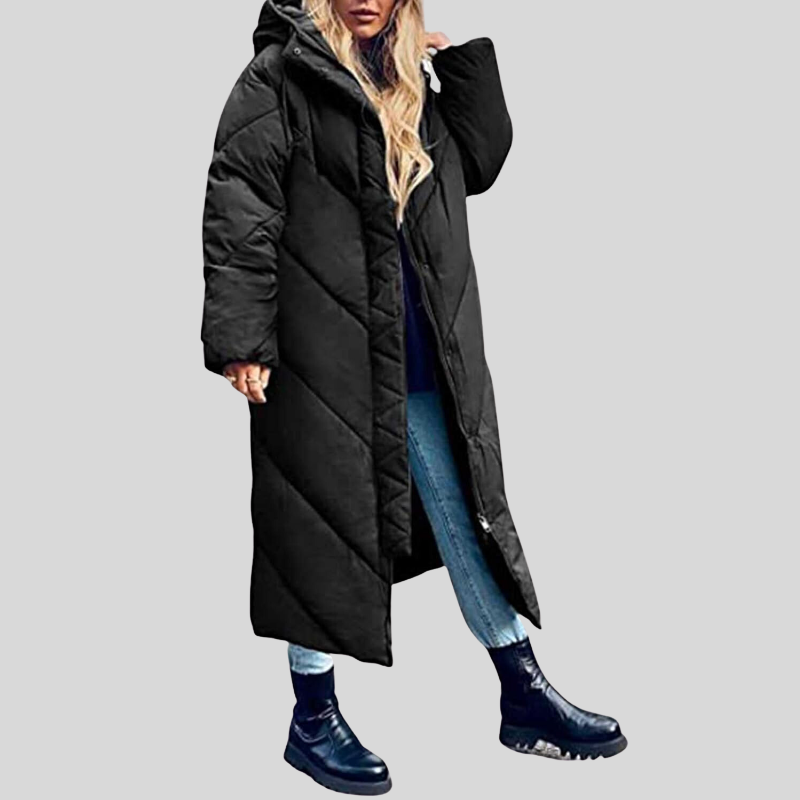 Drune | Lange Winterjacke Mit Kapuze Damen