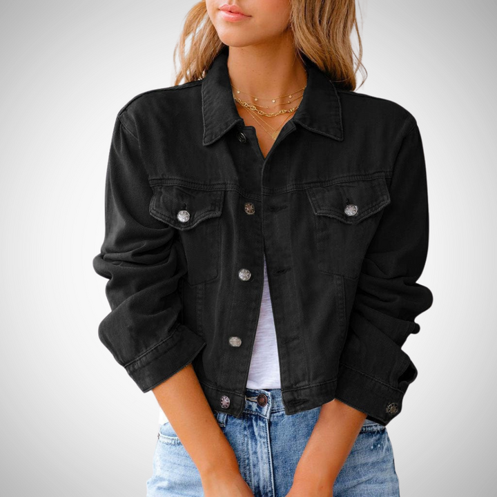 Drune | Chic Herbst Denim Jacke Für Frauen