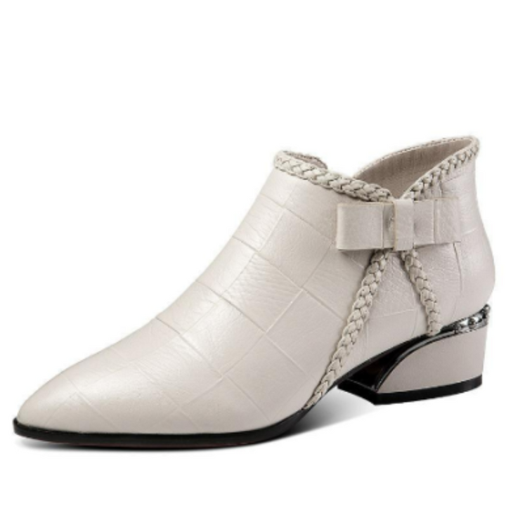 Drune | Damen Niedrig Absatz Stiefel Bequem