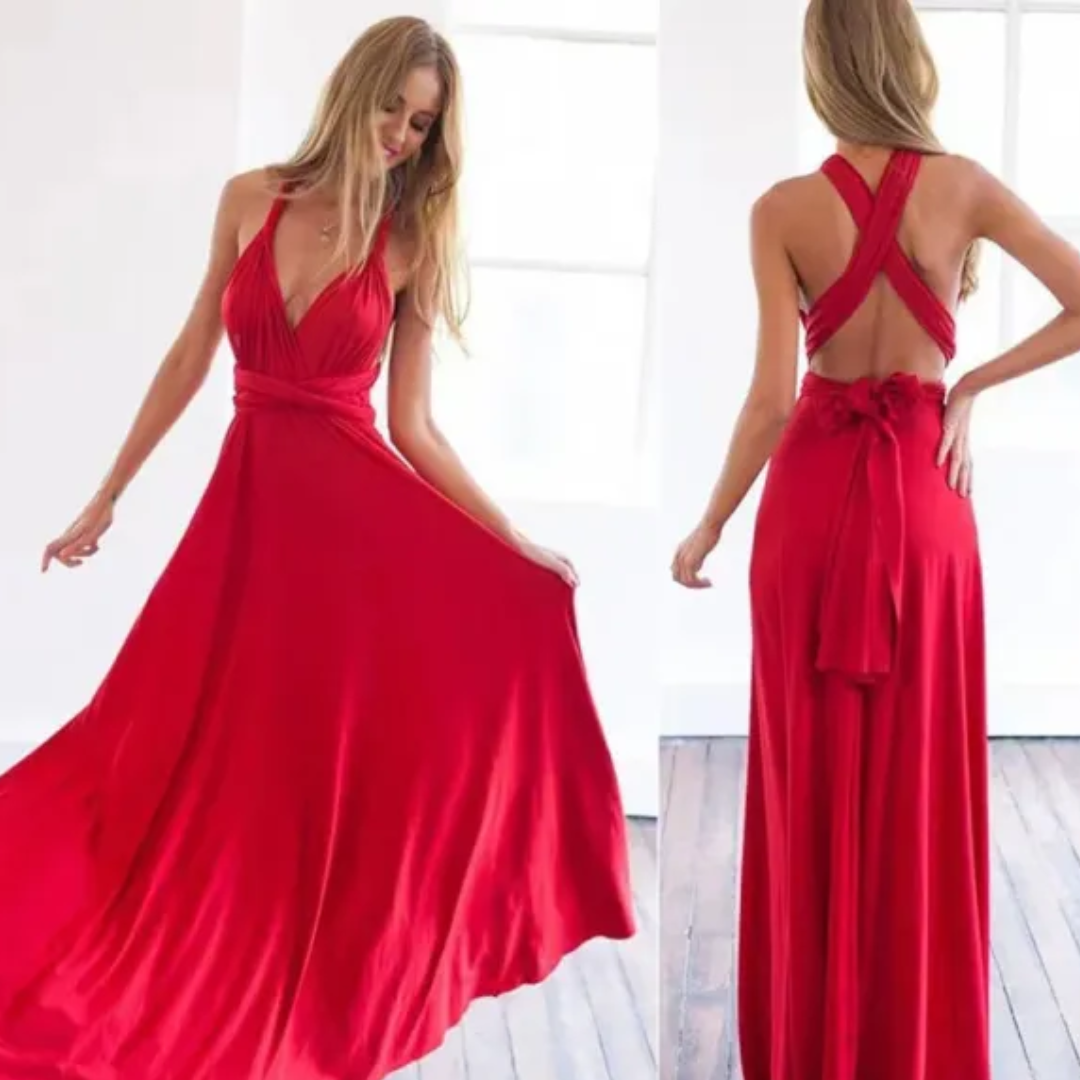 Drune | Elegantes Baumwoll Wickelkleid