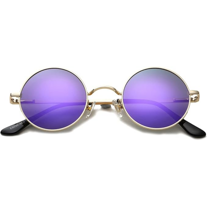 Drune Runde Sonnenbrille Klassisches Design Leicht
