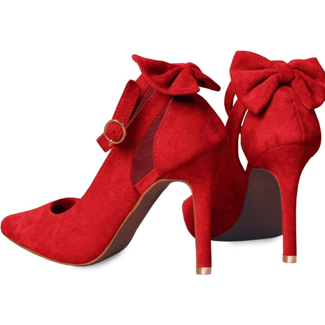 Trendige High Heels mit Schleife - Hailey Drune