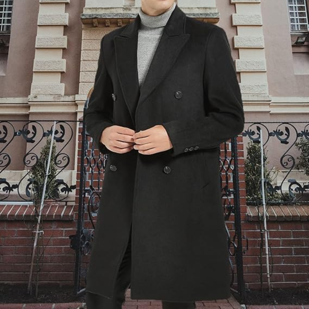 Drune | Herrenmantel lang schick und elegant