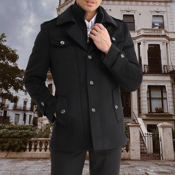 Drune | Herrenmantel lang schick und elegant