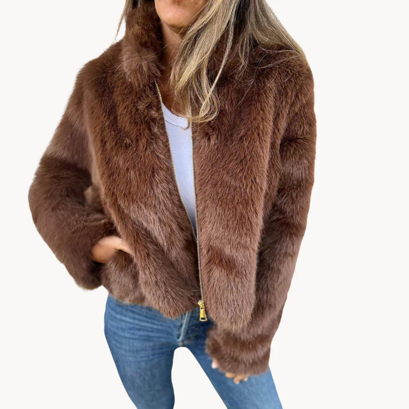Drune | Luxus-Fell-Komfort-Damenjacke