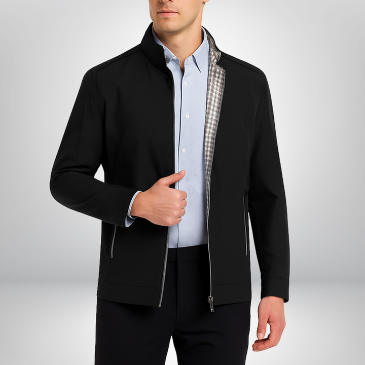 Drune | Herren Zip-Up Freizeitjacke - Stehkragen